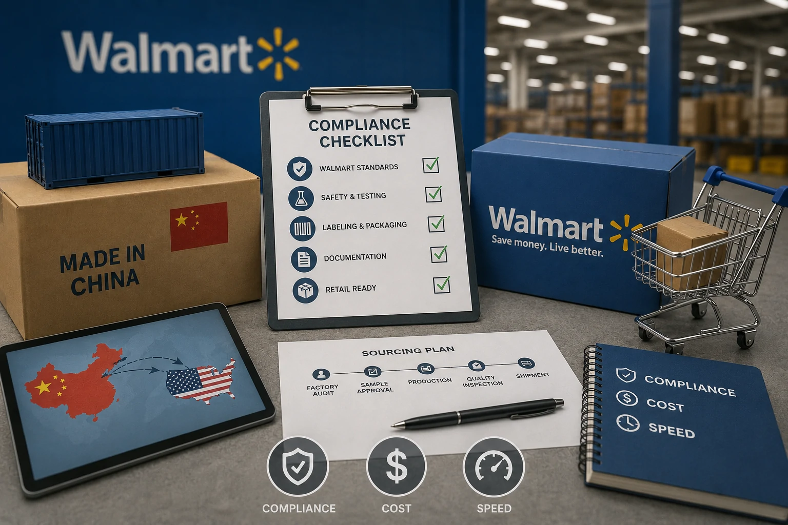 Sourcing for Walmart Marketplace from China (2026): Compliance, Cost & Speed