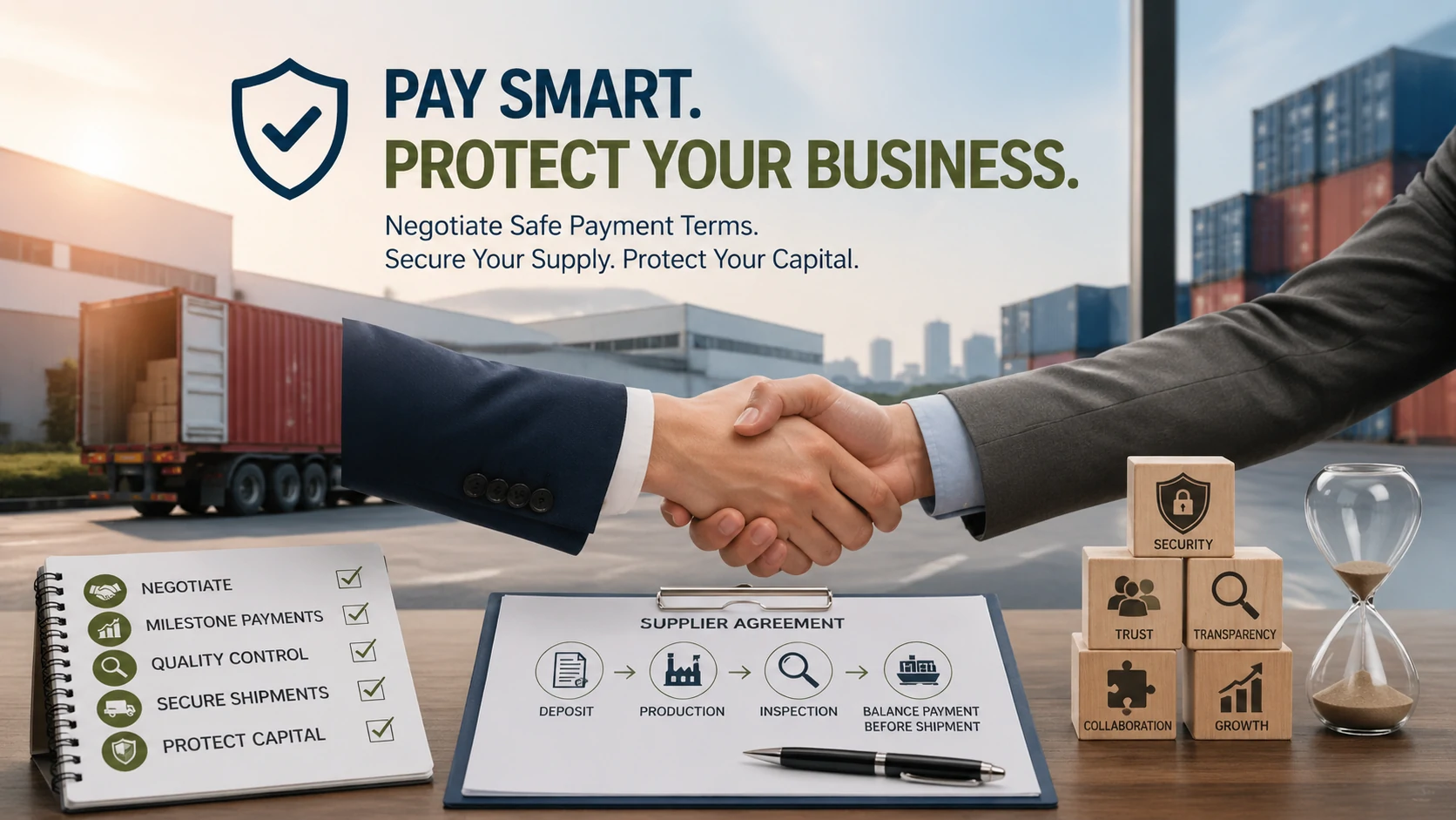 Stop Paying 100% Upfront: How to Negotiate Safe Payment Terms with Chinese Factories