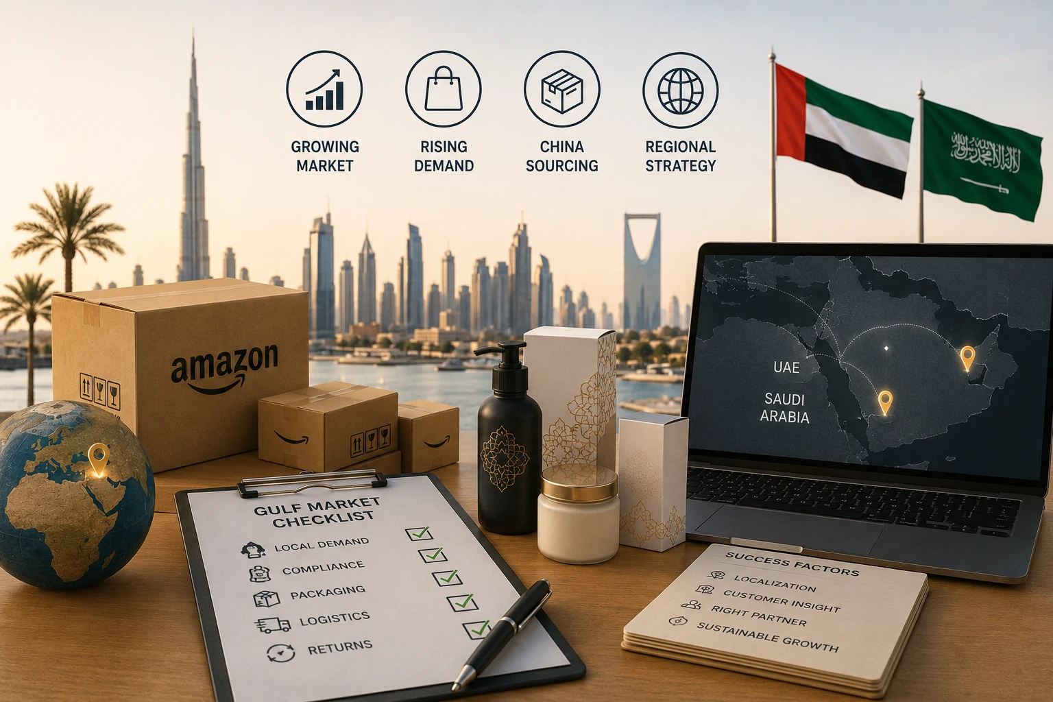 Amazon UAE & Saudi Arabia Sourcing from China (2026): The Emerging Market Playbook